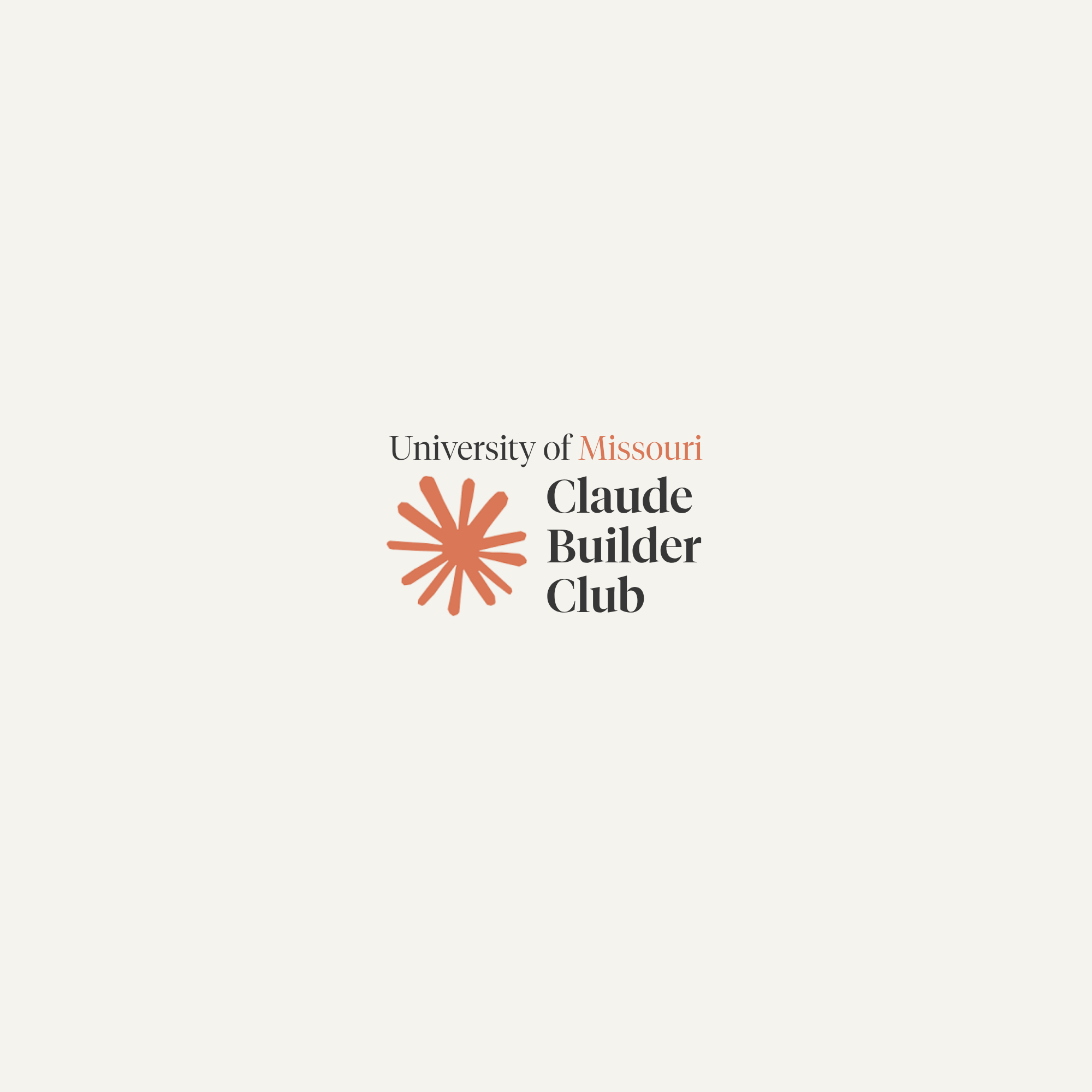 Claude Builder Club @ MIZ Logo